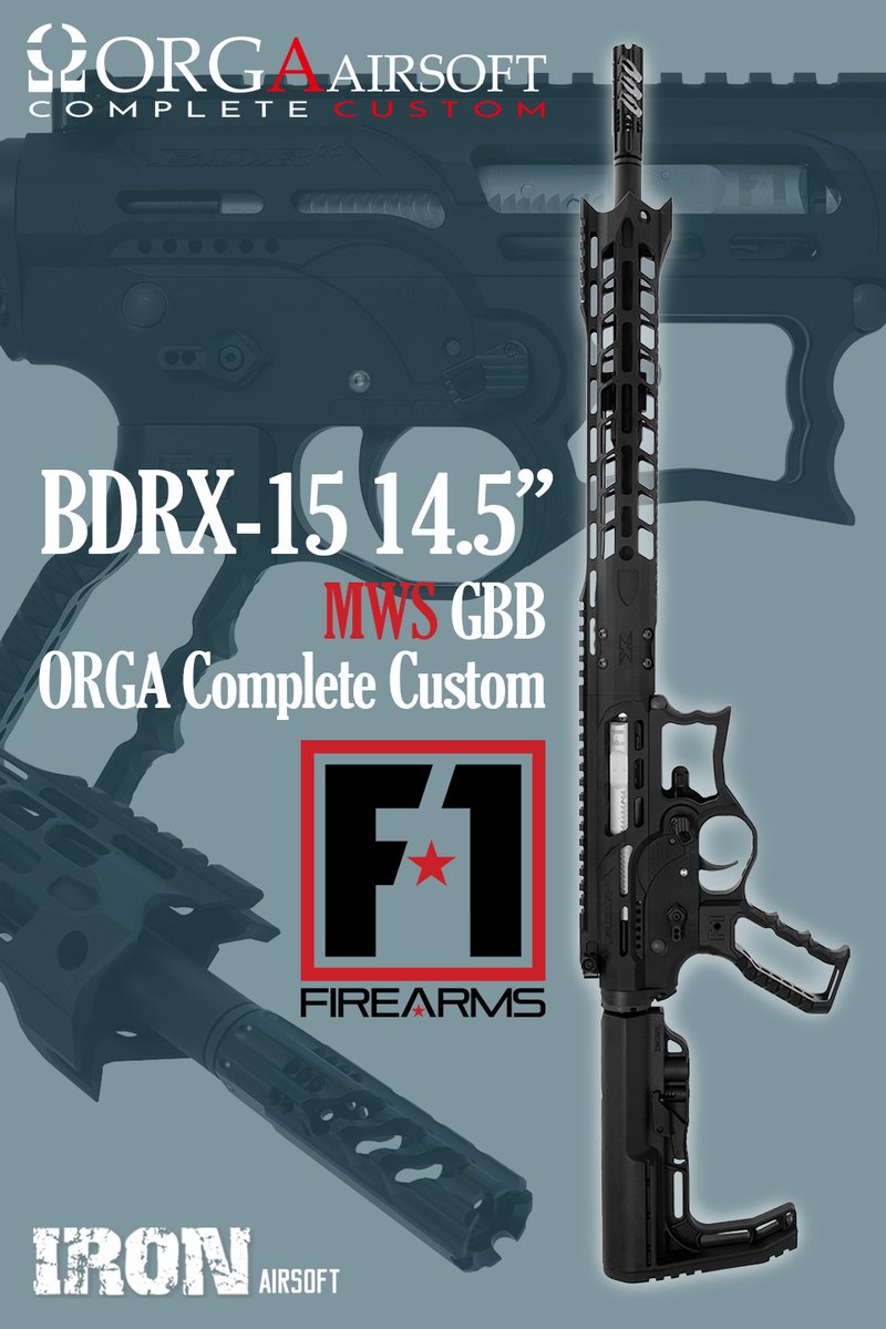 ORGA_inc's tweet image. 攻めたデザインでお馴染み #F1firearms BDRX-15をMWS仕様で製作！
orga-inc.jp/products/detai…

Rakuten
item.rakuten.co.jp/orga-airsoft/O…

#AR15 にカーブを取り入れたディテールが斬新！見た目通りの軽さも魅力！
他のプレーヤーとは違う1挺をお望みならめっちゃオススメです
#ガスブロ #東京マルイ #サバゲー