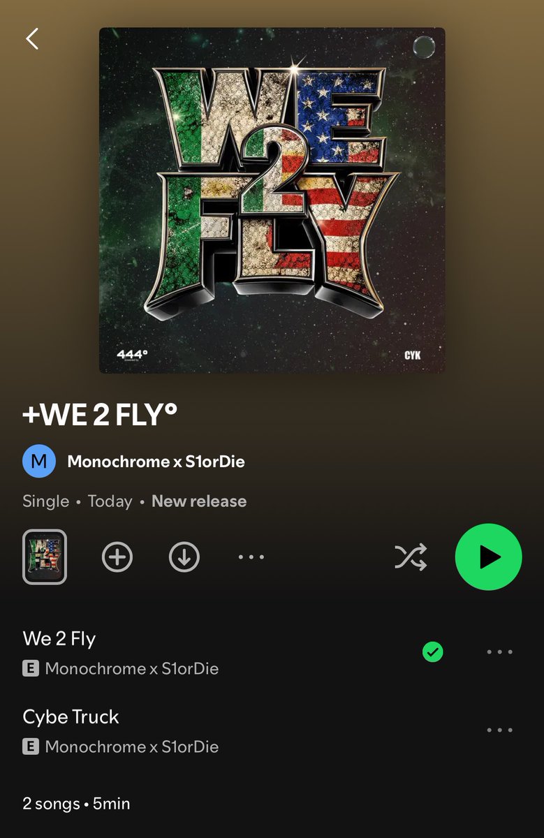 🚨 Monochrome and S1orDie “+WE 2 FLY°” OUT NOW on all platforms