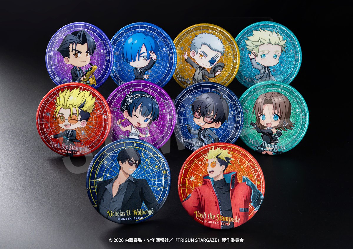 TVアニメ『#TRIGUN STARGAZE』× Chugai Grace Café】渋谷店・大阪店に