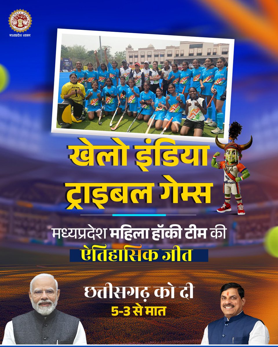 Sports and Youth Welfare, Govt. of Madhya Pradesh tweet media