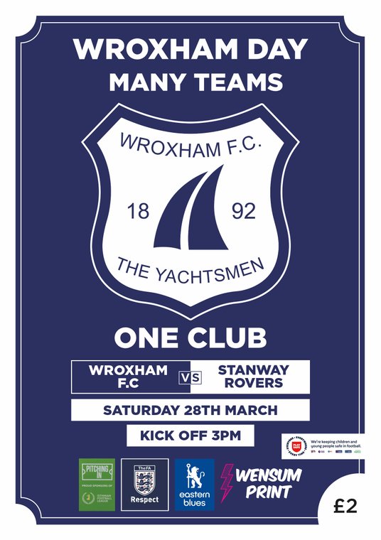 The_Yachtsmen's tweet photo. Saturday is Wroxham Day #Pitchero
https://t.co/TJicGZJvzY https://t.co/5CstSVZzai