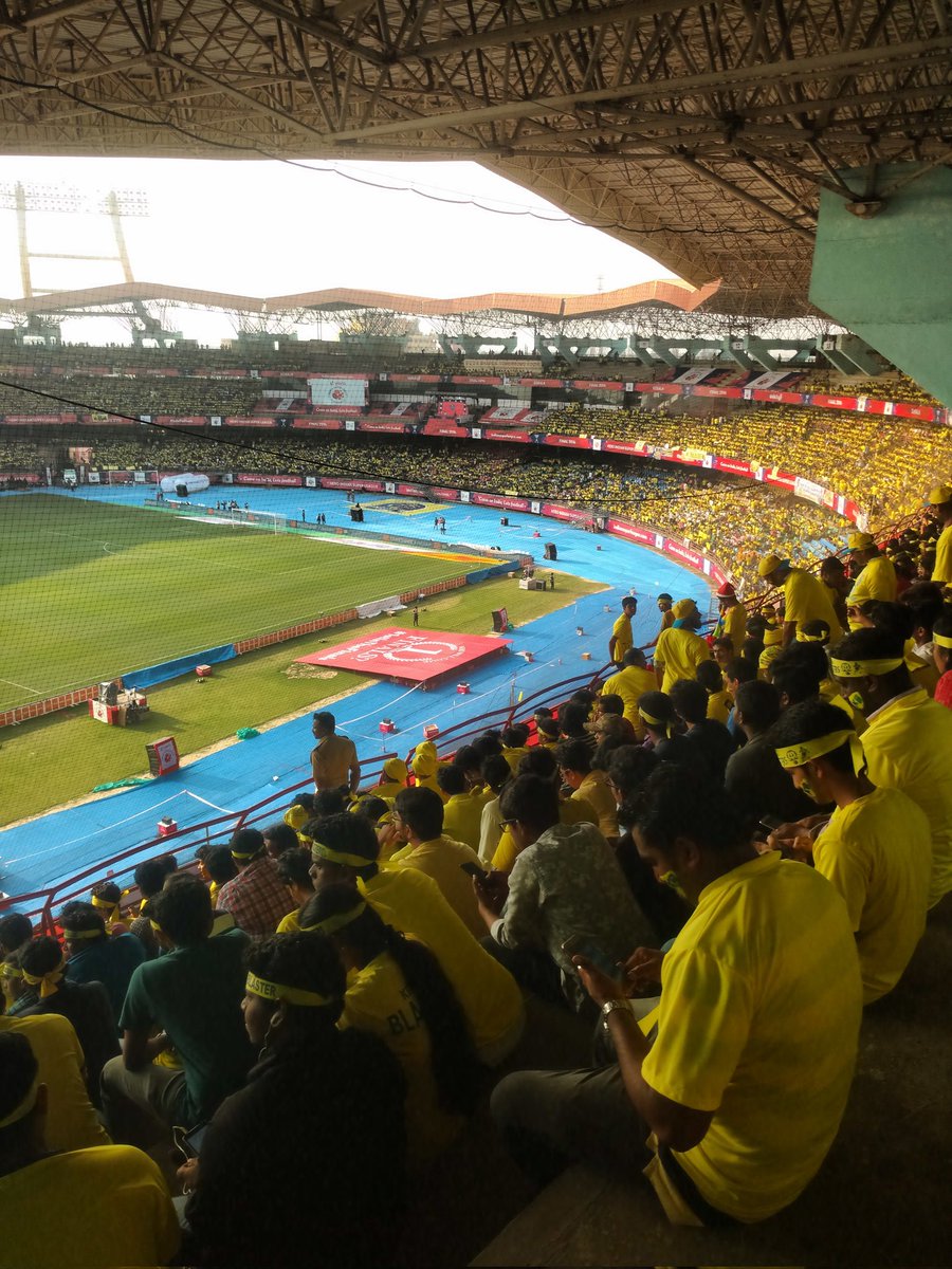 ThrishSunil's tweet photo. Quick reminder to @NikhilB1818 as to how a Kerala Blasters matchday used to look like.

Fast forward to now and we have a very different story. Concern for the management? As a fan, its just sad to see the soul drift away.
#kbfc #indianfootball https://t.co/zvzMrsAXku