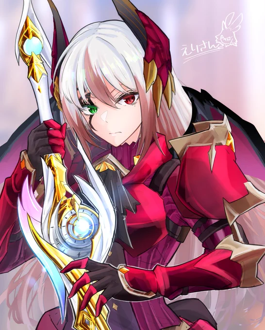 リク絵のブルプロのギルメンさん
