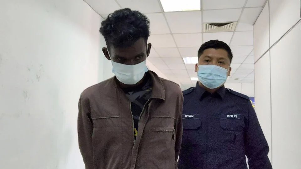 Pesakit HIV, leukemia R Sivanesan, 39 dihukum penjara 10 tahun, 5 sebatan kerana merogol wanita OKU berusia 29 di sebuah rumah di Skudai, Johor 30 Jan lalu.￼