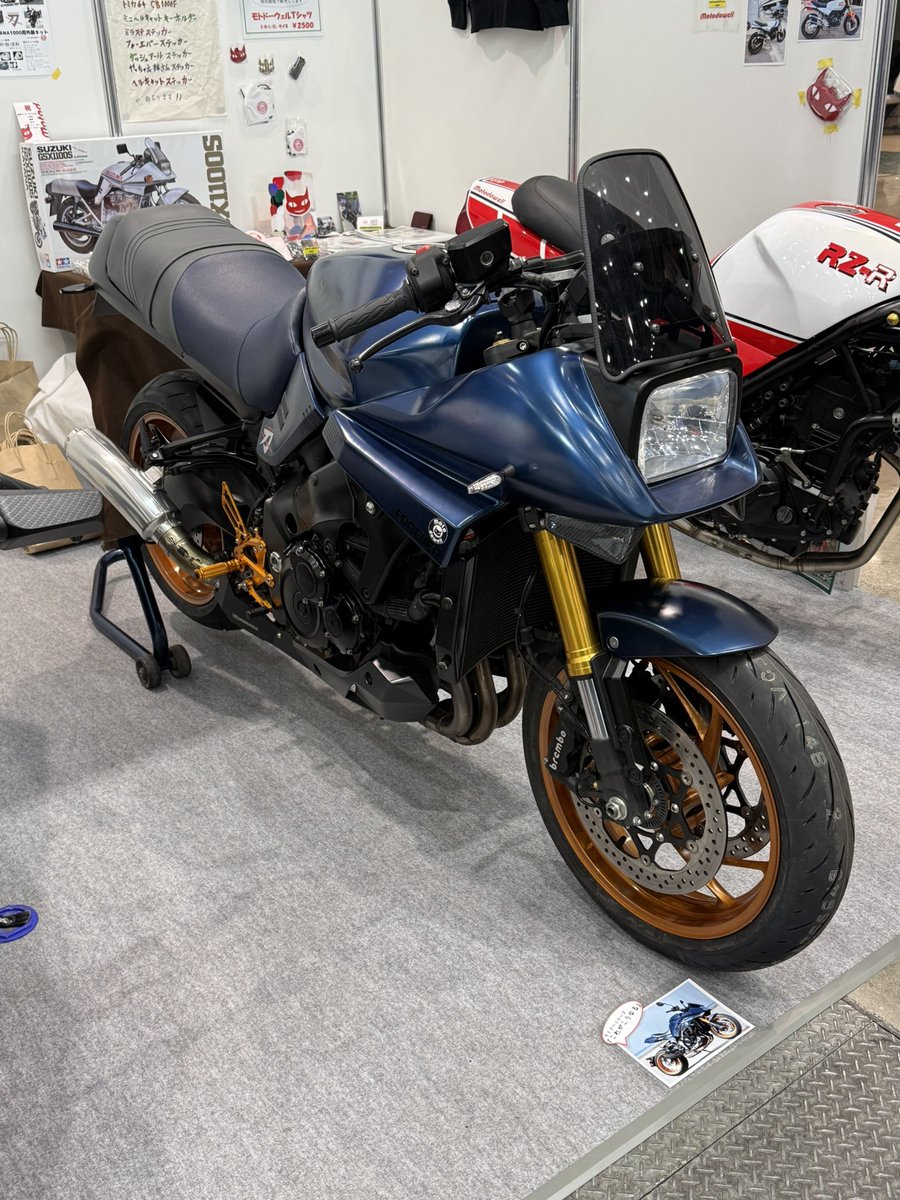 ヤマハMT-25のRZカラー 新型カタナだけど旧カタナ！ しかも3型