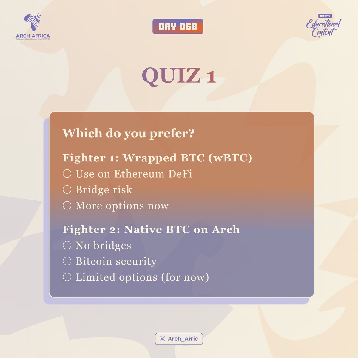 Arch Africa tweet media