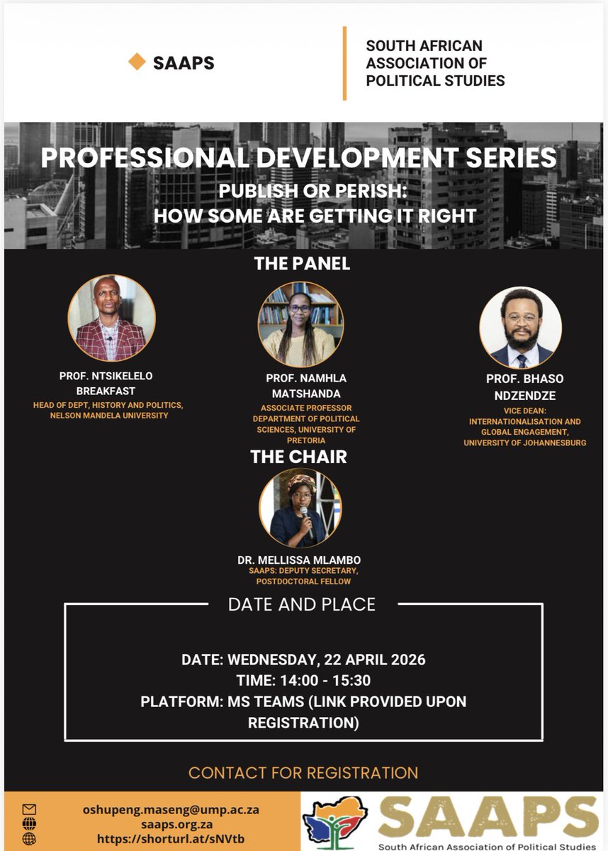 Ongama Mtimka, PhD tweet media