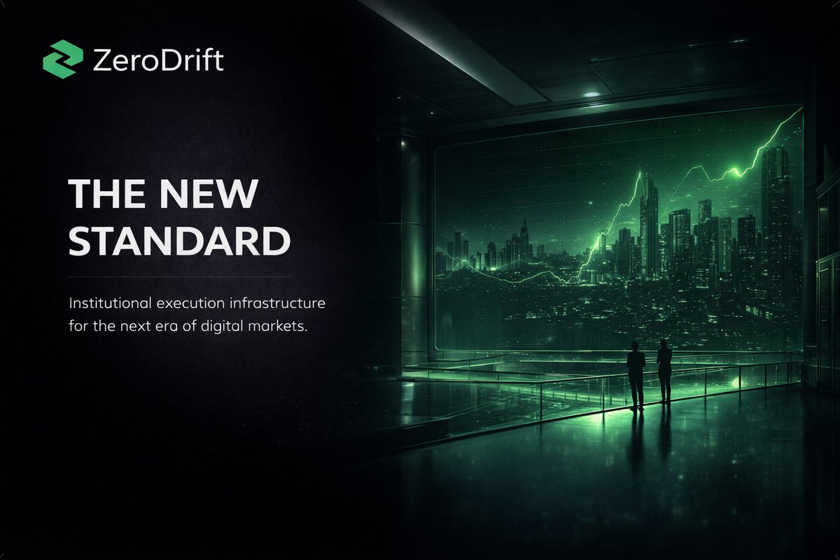 usezerodrift's tweet photo. The future of institutional crypto trading will not be defined by access alone.

It will be defined by execution certainty. https://t.co/DW1eS1OoKj