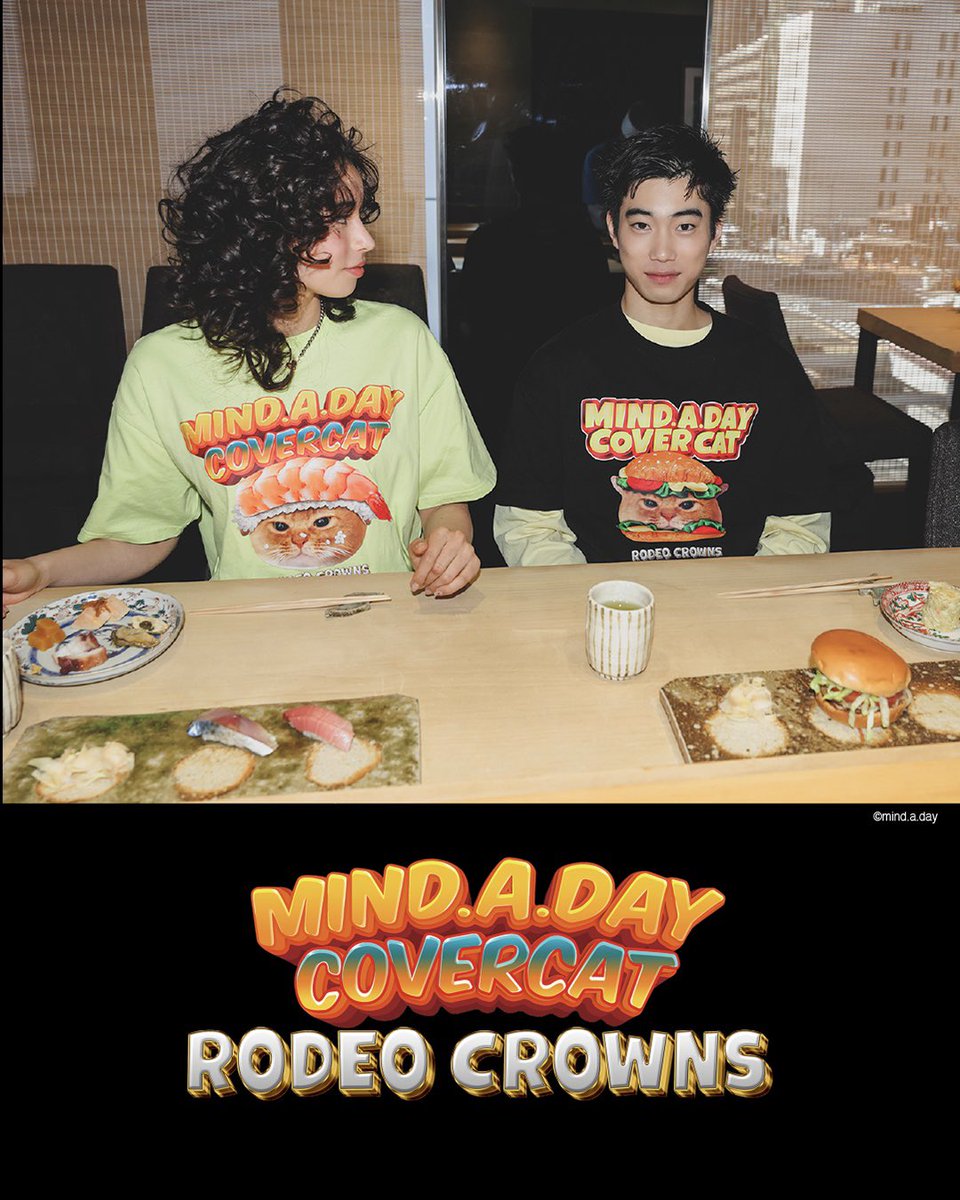 RODEOCROWNS2004's tweet photo. 日本初!韓国のキャラクターブランド『MIND A DAY』とのコラボレーションアイテムが発売❣️お見逃しなく👀
👇こちらからチェック!
https://t.co/tHai6v1xkF
#마인드어데이 #커버 #mindaday #covercat #RODEOCROWNS https://t.co/aGq6UyGCSU