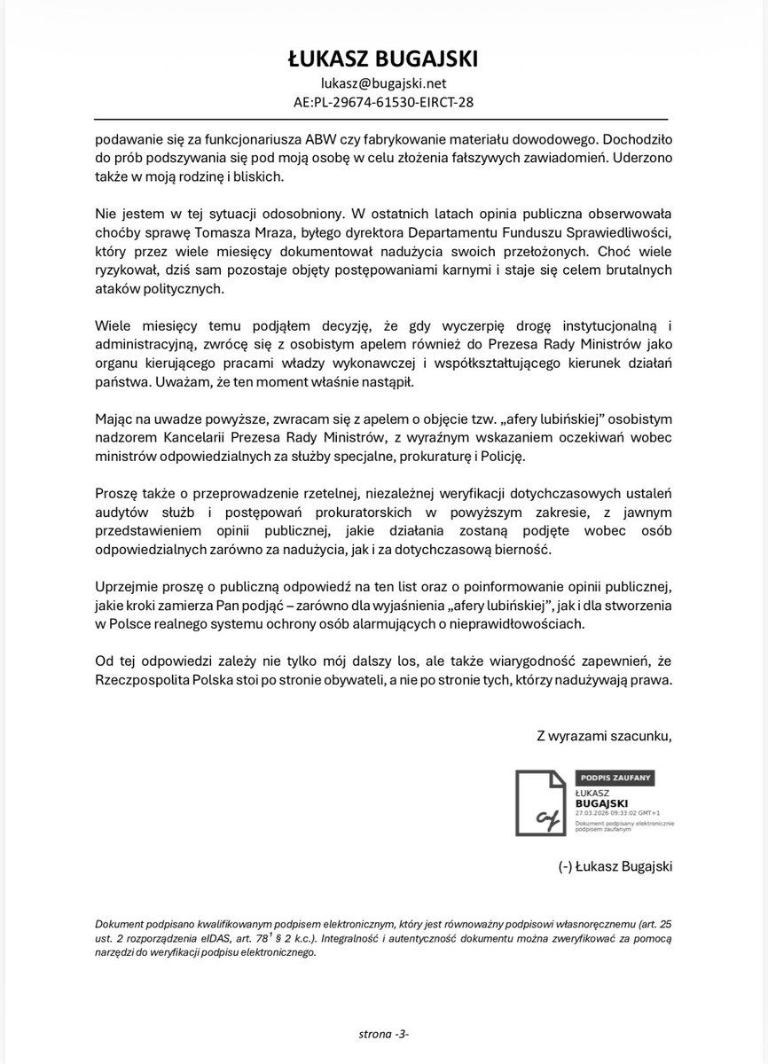 Łukasz Bugajski tweet media