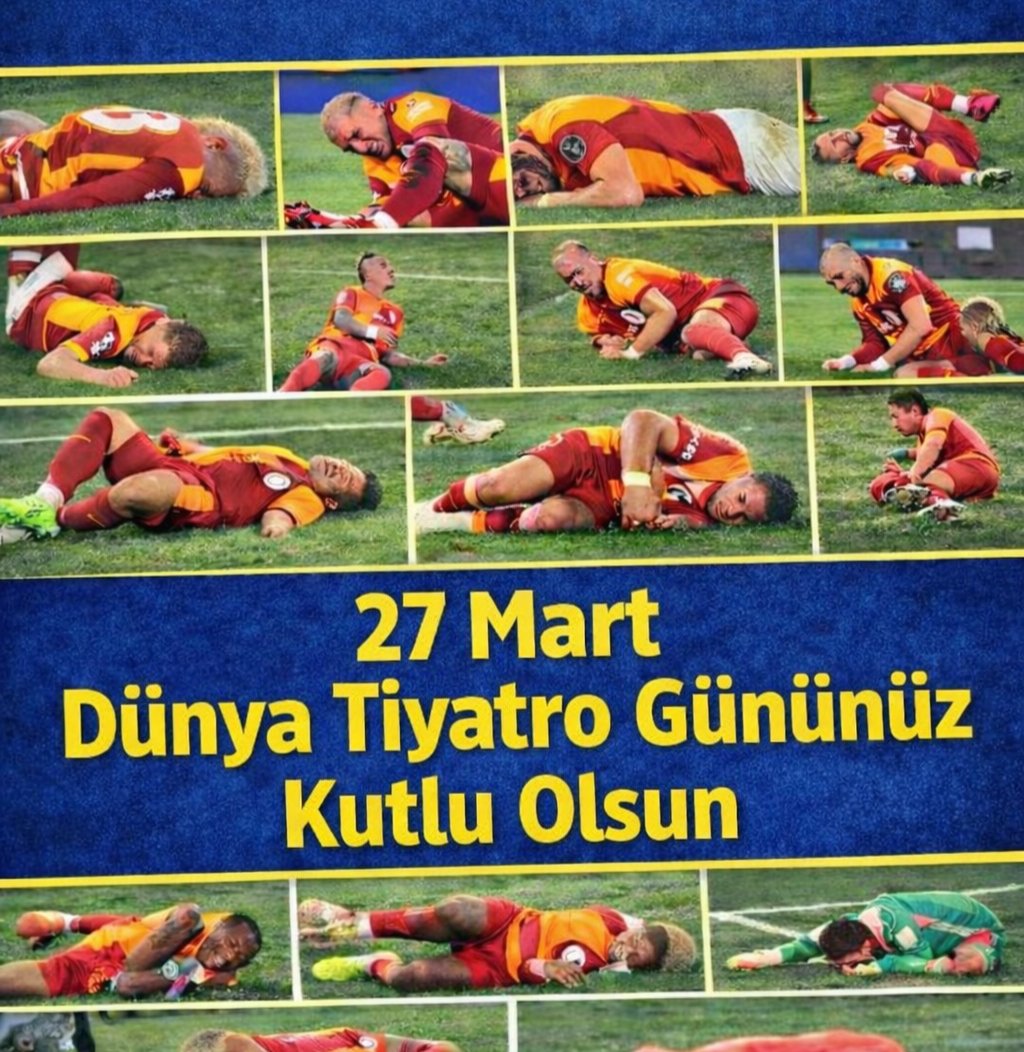 27 Mart Dünya Tiyatro Gününüz Kutlu Olsun galatasaray 

#DünyaTiyatrolarGünü