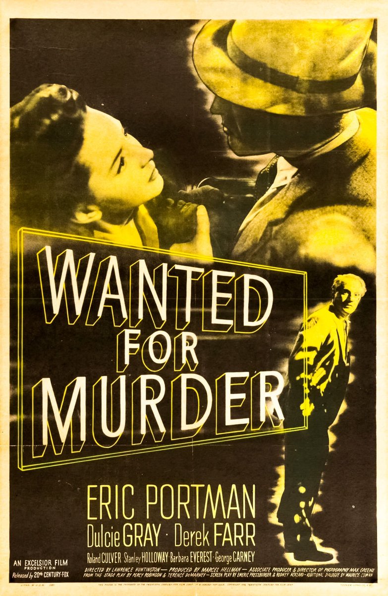 TalkingPicsTV's tweet photo. Driven insane by thoughts of his father's profession...
WANTED FOR MURDER (1946) 10:50am #EricPortman #DulcieGray #DerekFarr #RolandCulver drama #TPTVsubtitles https://t.co/wkpFfR3nmr