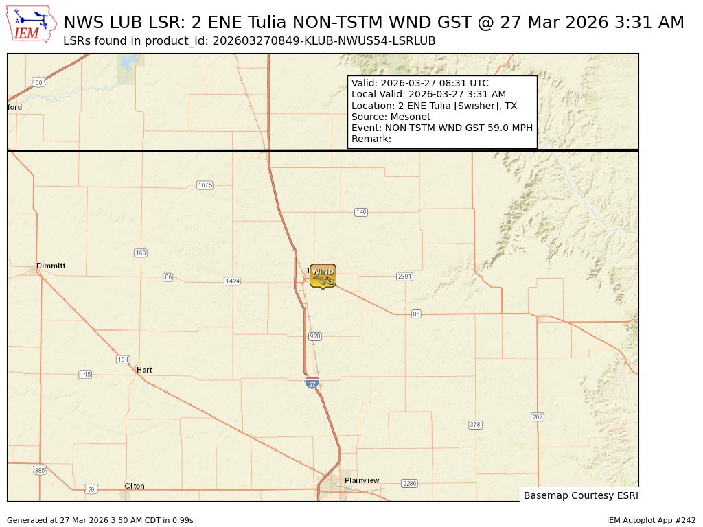 KLBK Weather tweet media