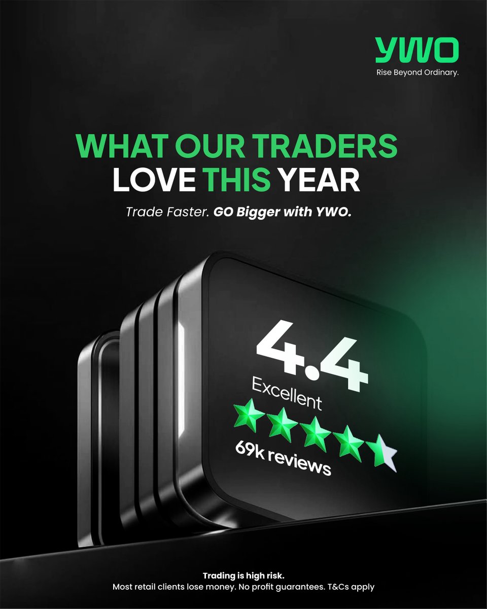 ywo_africa's tweet photo. "Fast, transparent, and easy to use.”
That’s what traders are saying about YWO, and we couldn’t agree more.
Ready to see why?
👉 Link in bio to signup your account.
#YWO #Trustpilot #BeyondOrdinary #YWOReviews https://t.co/9JydJ1fZf7