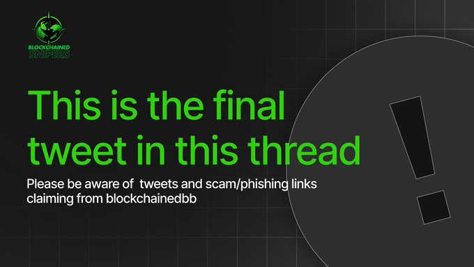 🔒 Stay safe. Beware of impersonators and scam links. We’ll never DM you first. Only trust updates from
<a href="/blockchainedbb/">Blockchainedbb</a>