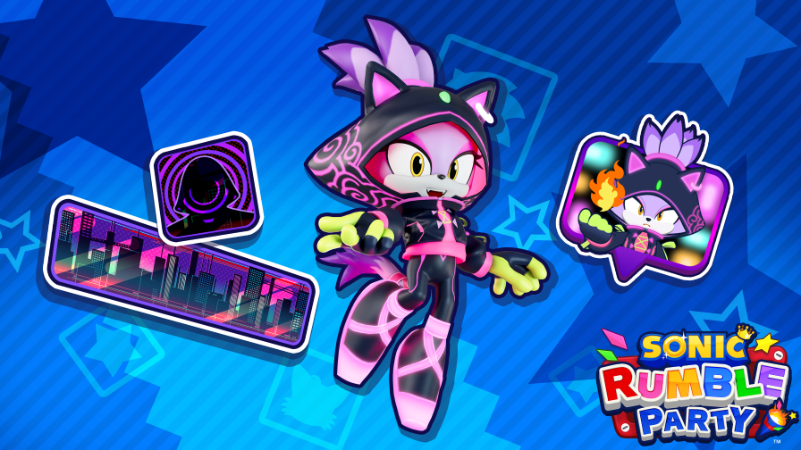 Un nuevo Aspecto de Blaze de la colección de neón llega hoy a Sonic Rumble Party