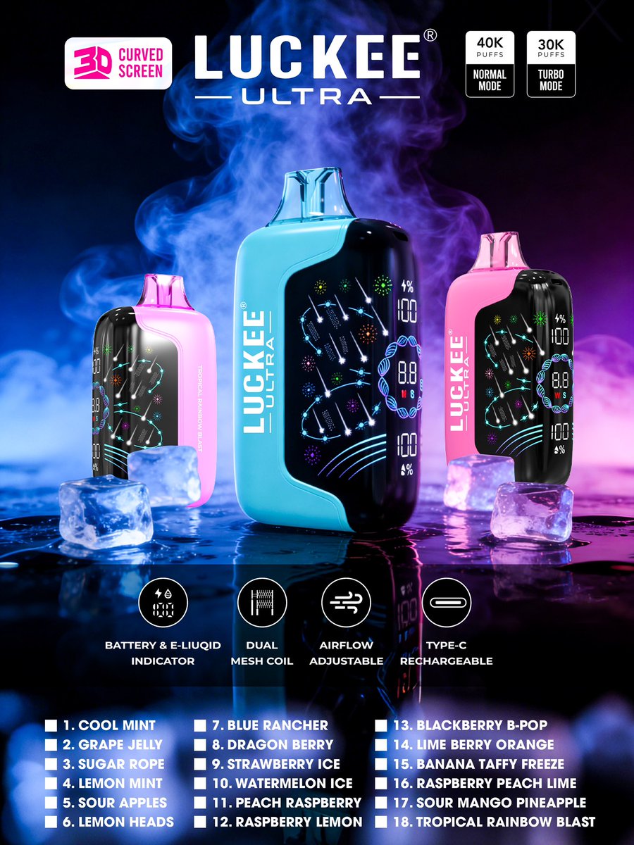 Luckee vape official tweet media