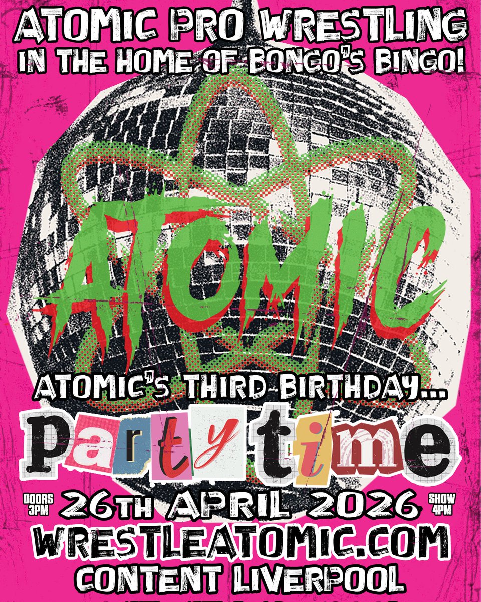 Atomic Pro Wrestling - 26th April NEXT SHOW tweet media