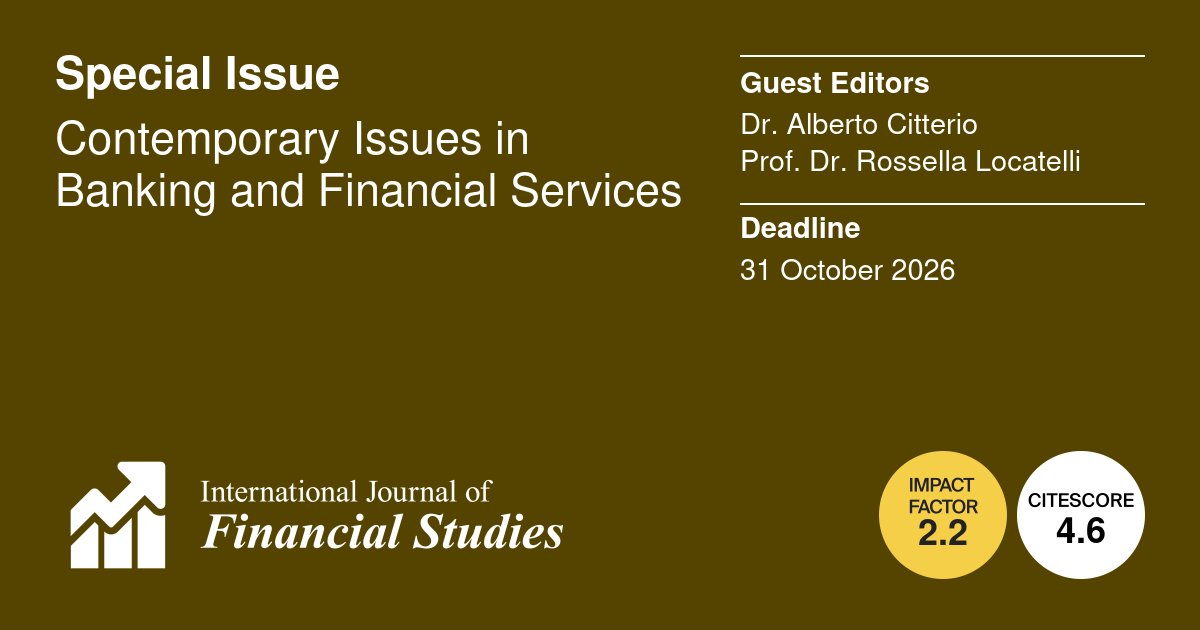 International Journal of Financial Studies tweet media