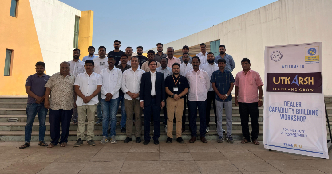 ExecutiveGim's tweet photo. GIM successfully conducted another impactful edition of the “UTKARSH - Dealer Capability Building Workshop” for Bharat Petroleum Corporation Ltd. (BPCL) Dealers.

#MDP #GIM #CorporateTraining #LeadershipDevelopment #BPCL #CapacityBuilding  #CustomerExperience https://t.co/hKVN2sscVe