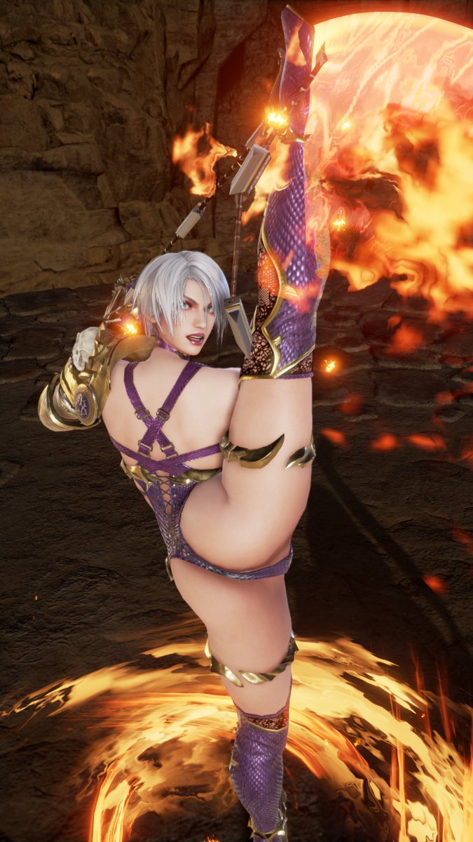fher19911's tweet photo. Leg up,  Flame on 🔥

#soulcalibur #Ivyvalentine
#ivy #isabellavalentine https://t.co/nnCJTVQBkz