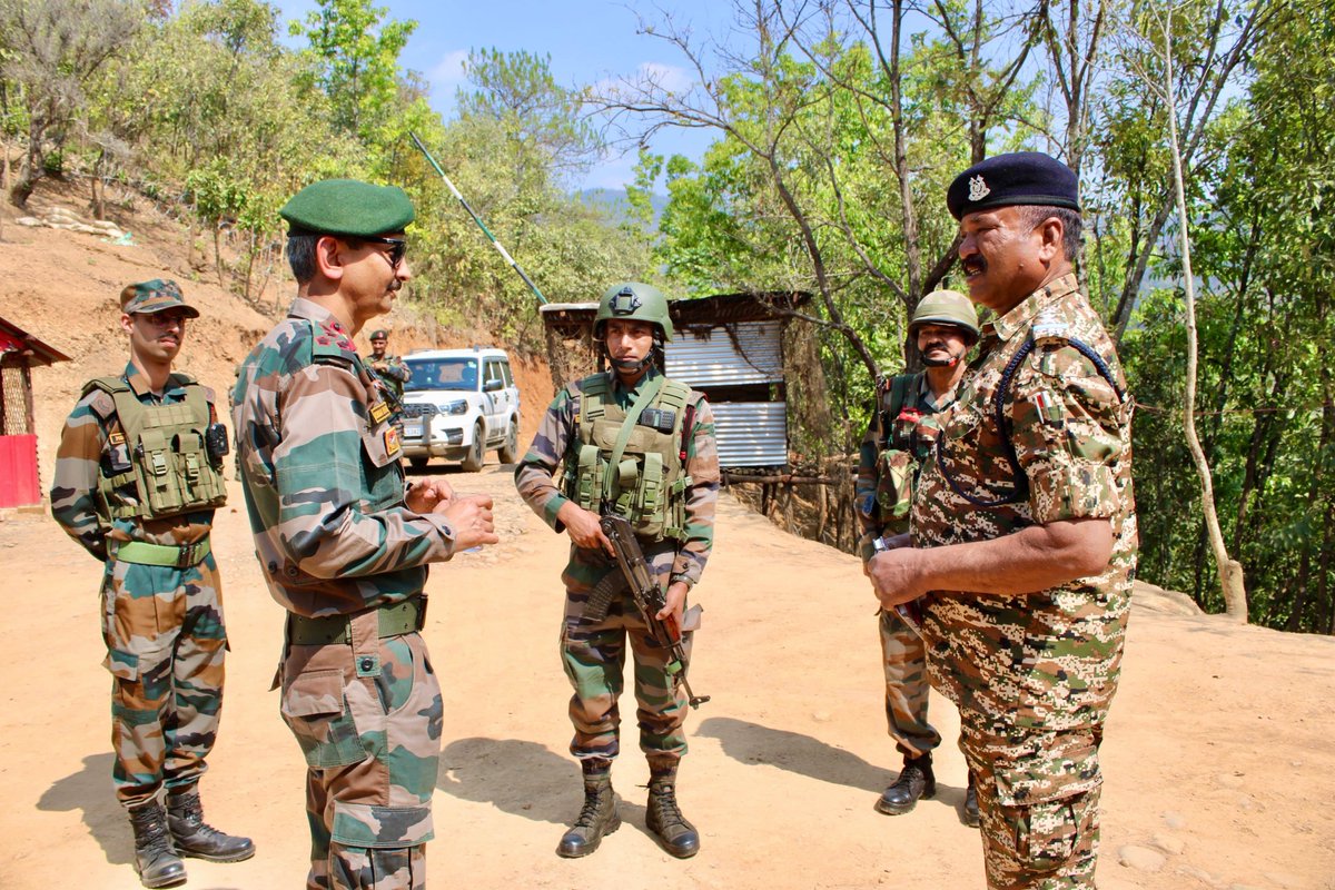 ASSAM RIFLES SECTOR COMMANDER REVIEWS SECURITY SITUATION IN IMPHAL EAST ...