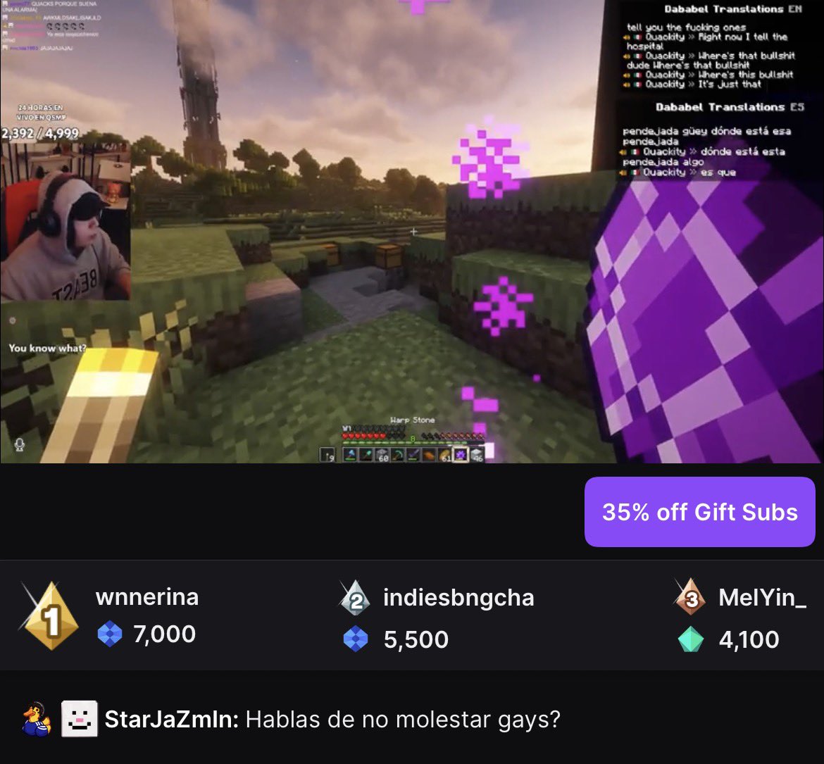 Quackity chat out of context tweet media