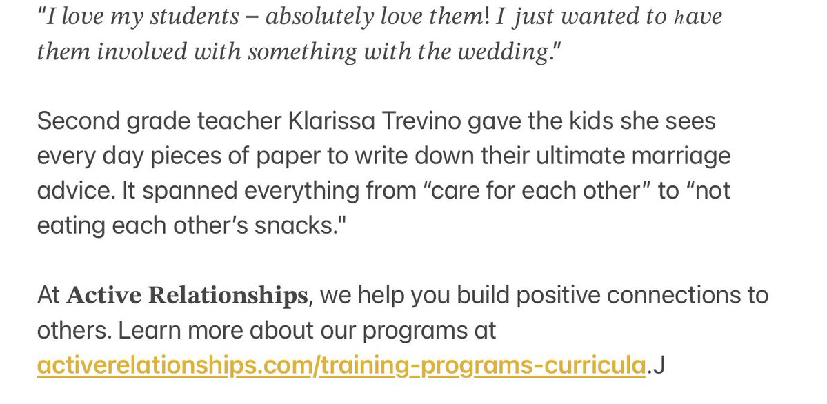 Active Relationships Center tweet media