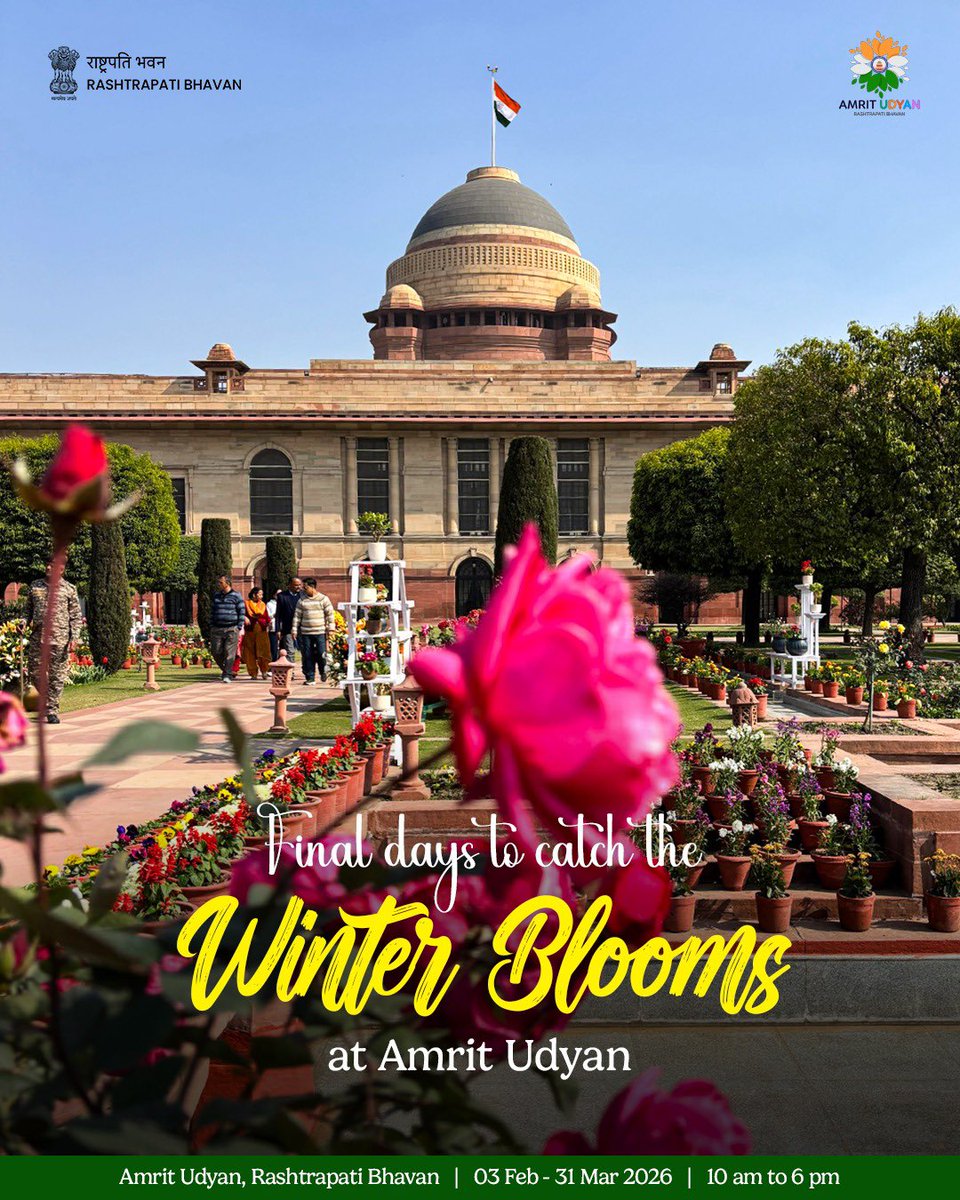 Rashtrapati Bhavan Visit tweet media