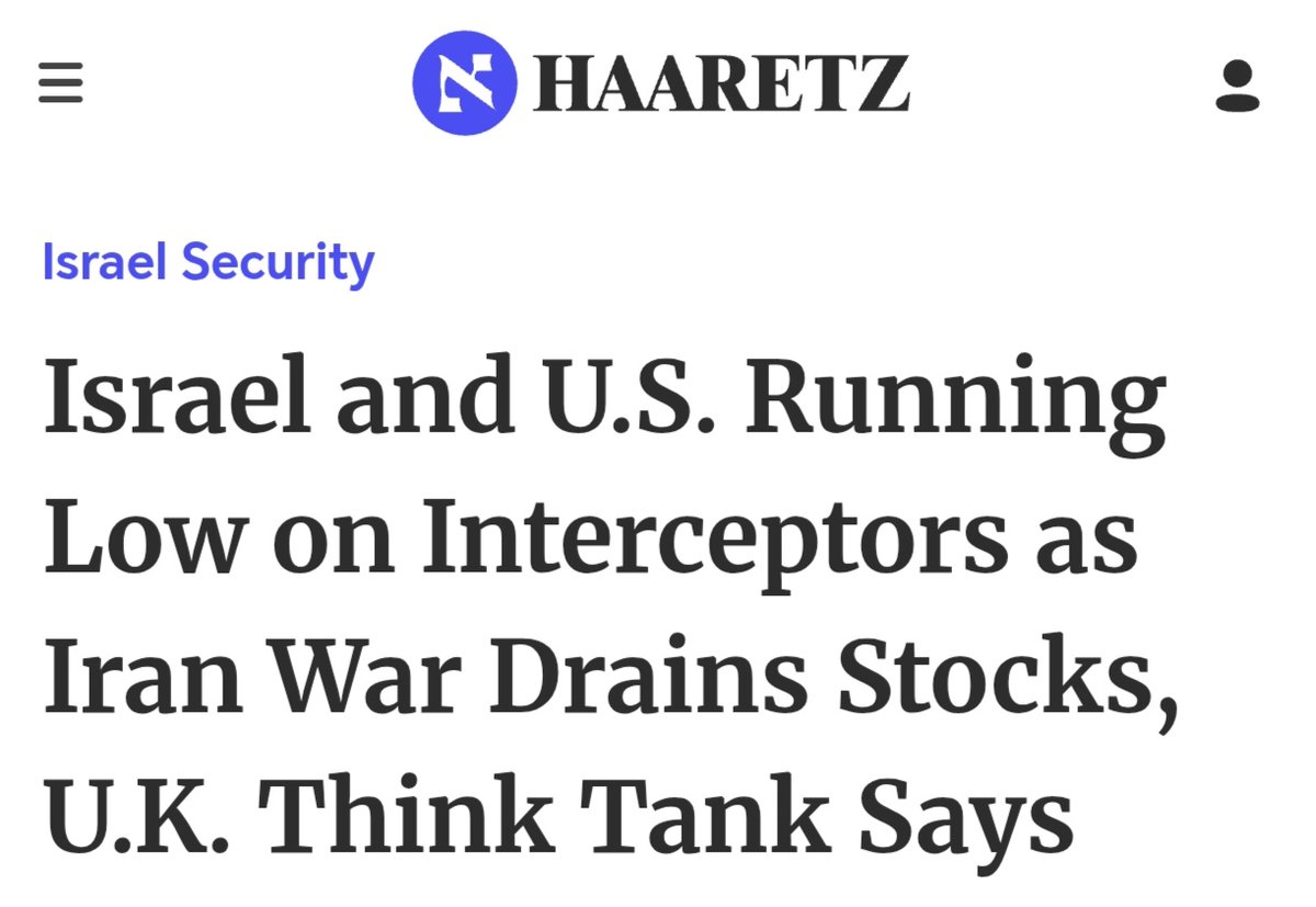 Iran has a seemingly unlimited supply of cheap drones that can be quickly manufactured in large numbers, while the US is running short of expensive interceptor missiles with very limited production capacity. The longer this war goes on, the more it shifts in Iran's favor.