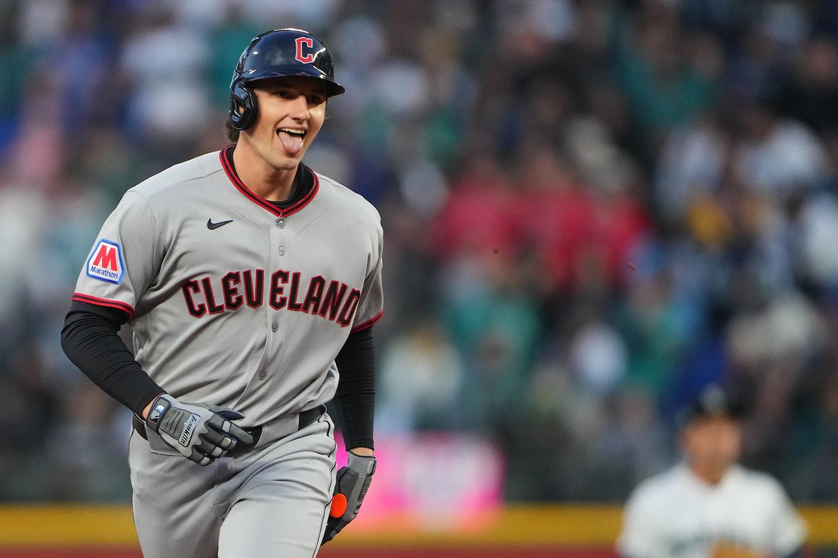 Chase DeLauter is the first player in Cleveland franchise history with multiple home runs in their first career regular season game.

#GuardsBall | <a href="/CleGuardians/">Cleveland Guardians</a>
