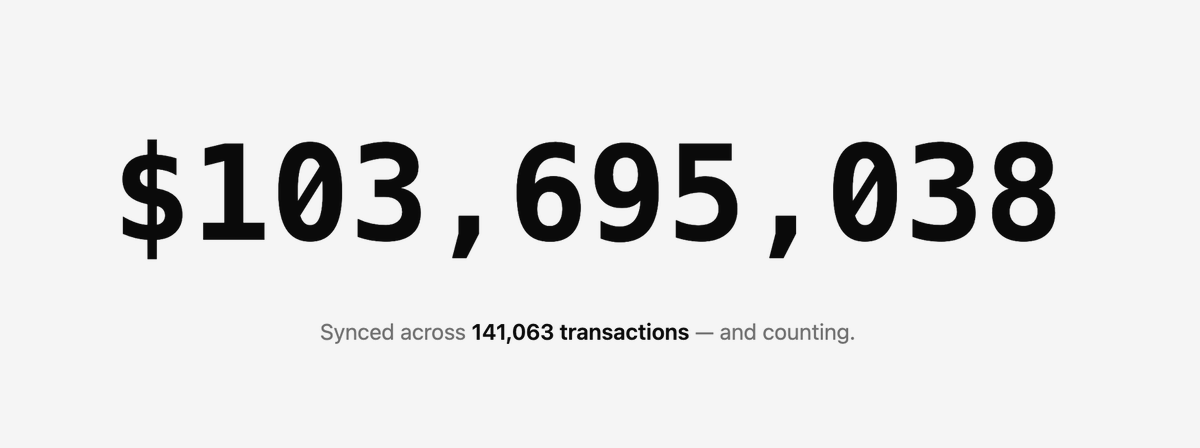 redbarkco's tweet photo. Over a 140,000 manual transaction downloads and imports saved on the platform in our first month! https://t.co/WAOeuWRkUL
