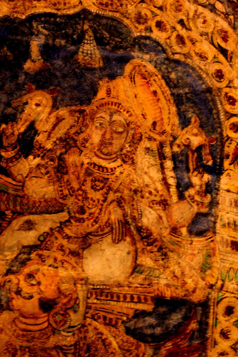 swamin400's tweet image. Kuruchi ,Thirupanandal : The Dying Maratha Murals   Tried my best to save these vanishing Maratha Murals from 9 plus years but.  Temple is becoming a mini forest &amp;amp; closed most of the times   Seepage is slowly killing the murals  

Hoping this #Ramanavami will bring some good news