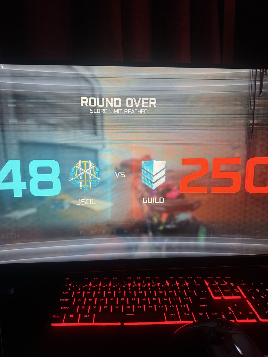 We won 2-0 proof