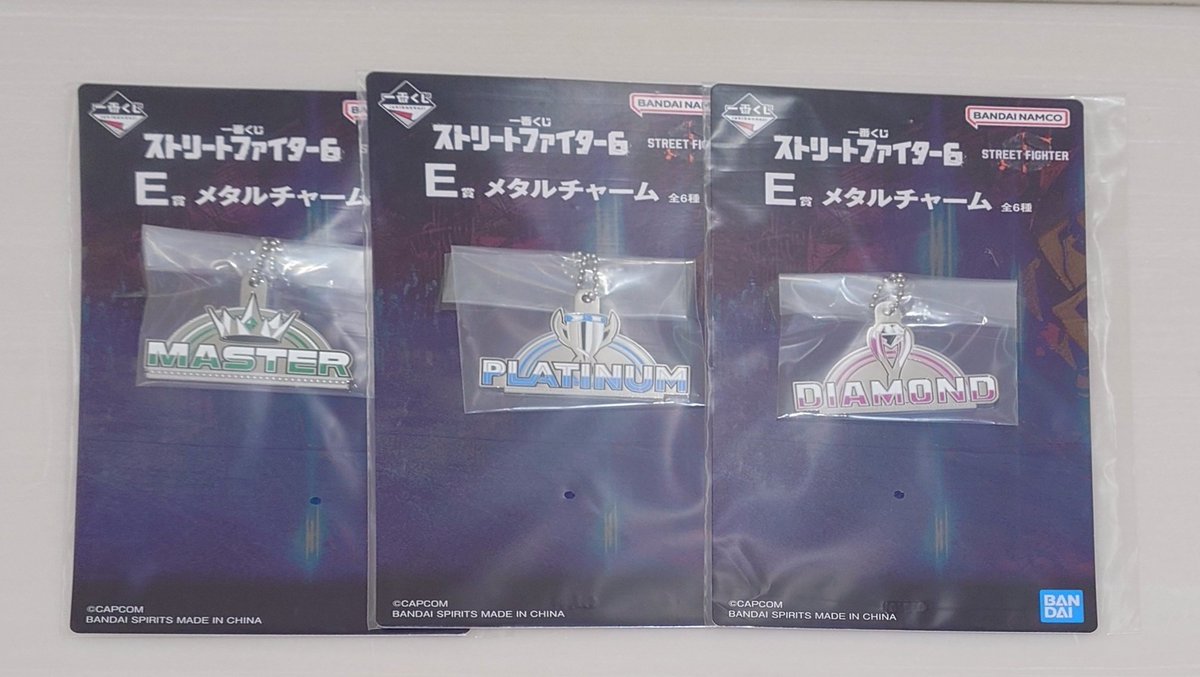 JAMIE_SF6's tweet photo. 【交換】ストリートファイター6 一番くじ

譲:
E賞・MASTER、PLATINUM、DIAMOND
F賞・春麗、マノン、ガイル、ベガ、JP
G賞・ルーク、豪鬼、ベガ、キャミィ

求:D賞・01ジェイミー＜01ルーク

郵送希望です。
検索からもお気軽に、よろしくお願い致します。 https://t.co/EXnHPuzHbA
