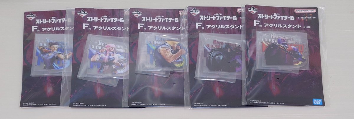 JAMIE_SF6's tweet photo. 【交換】ストリートファイター6 一番くじ

譲:
E賞・MASTER、PLATINUM、DIAMOND
F賞・春麗、マノン、ガイル、ベガ、JP
G賞・ルーク、豪鬼、ベガ、キャミィ

求:D賞・01ジェイミー＜01ルーク

郵送希望です。
検索からもお気軽に、よろしくお願い致します。 https://t.co/EXnHPuzHbA