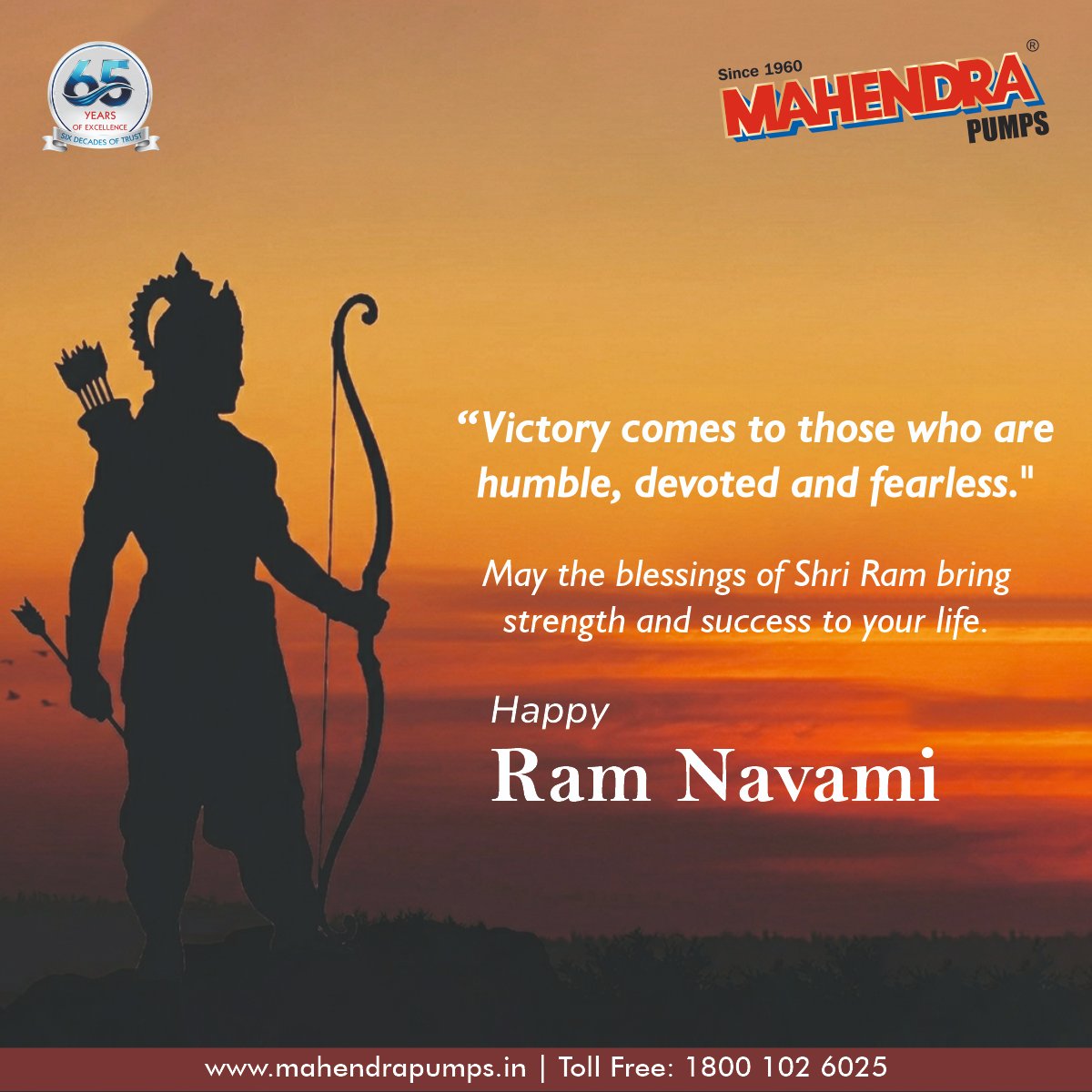 Mahendrapump's tweet photo. @mahendrapumps 
Wishing you and your family a joyful and prosperous Ram Navami! 🙏 https://t.co/9PCcYLpJua