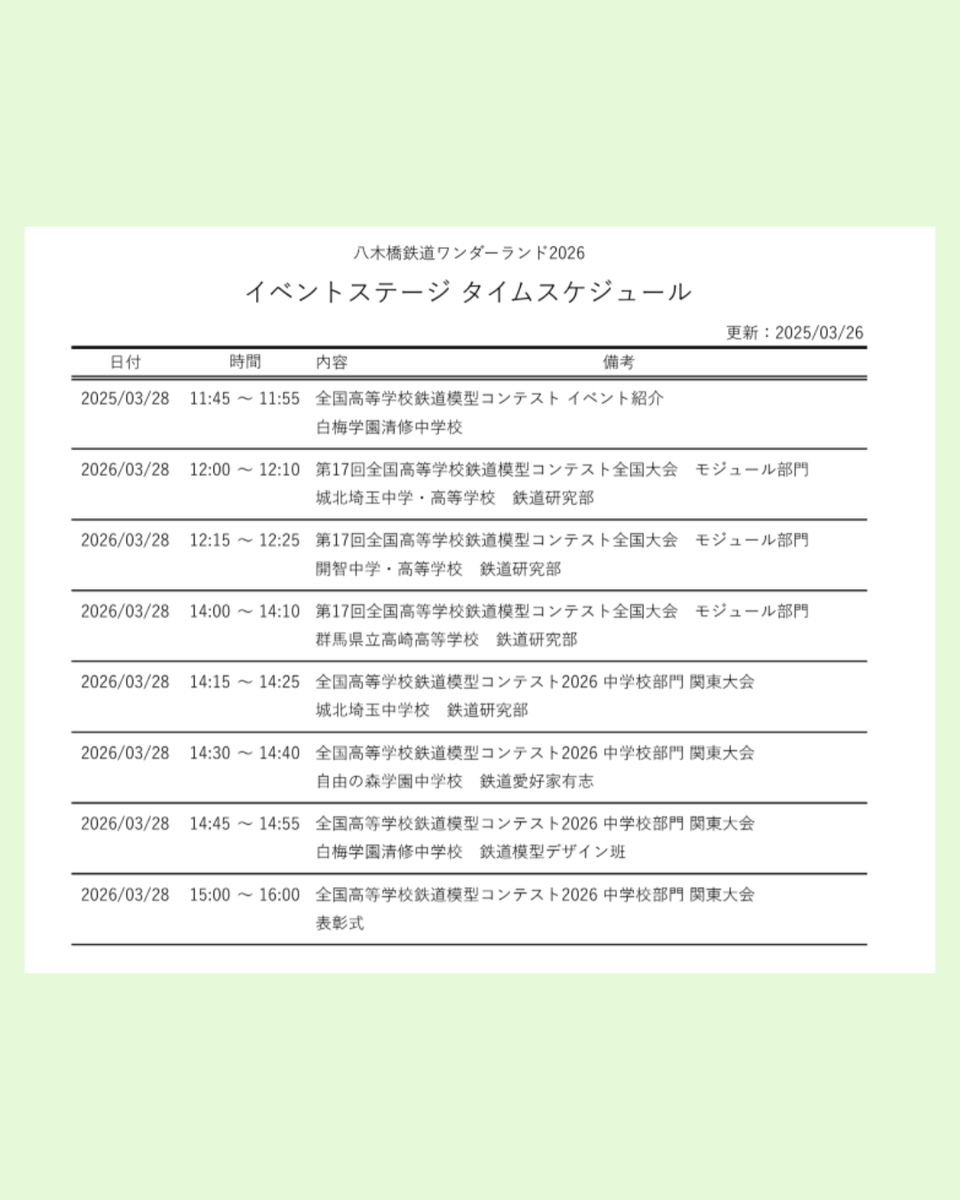 鉄道模型コンテスト【公式】 tweet media