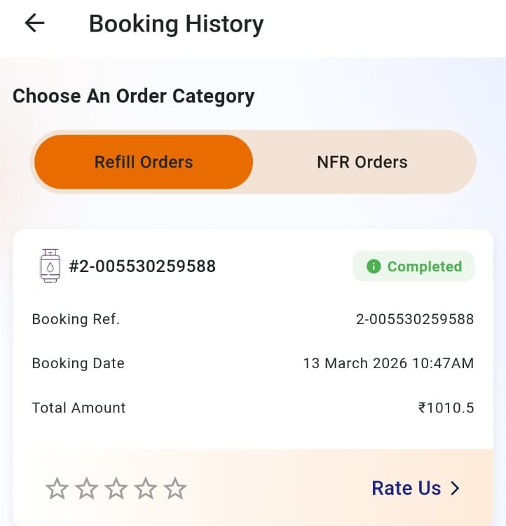 Avinash7713's tweet photo. Booked LPG cylinder on 13 March (Order No: 2-005530259588) and still not delivered.

But in the system it shows delivered and subsidy is already credited.

How is this even possible? What am I supposed to do now?

@IndianOilcl    @MoPNG_eSeva https://t.co/hbYRMyuefG