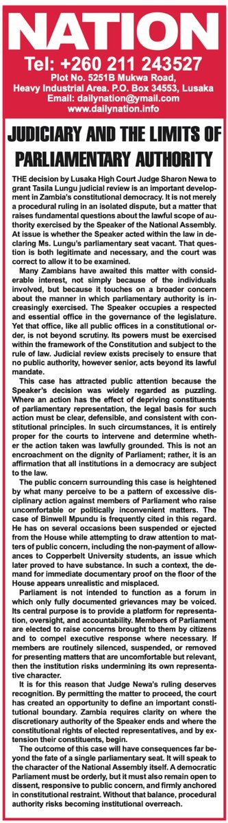 Zambia Daily Nation tweet media