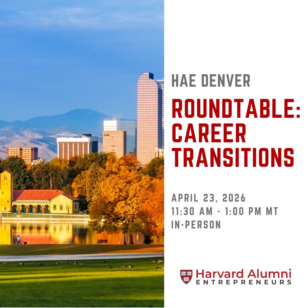 Harvard Entrepreneurs tweet media