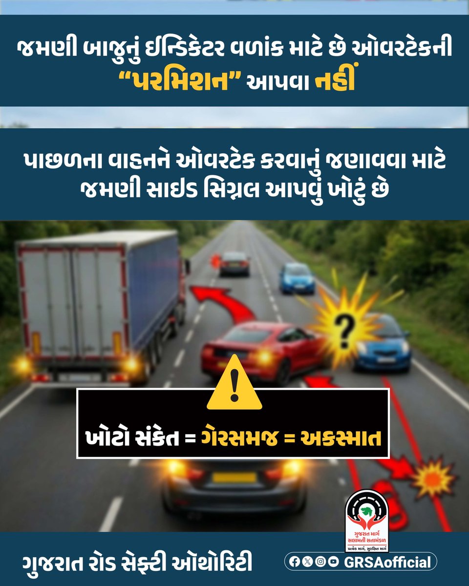 Gujarat Road Safety Authority tweet media