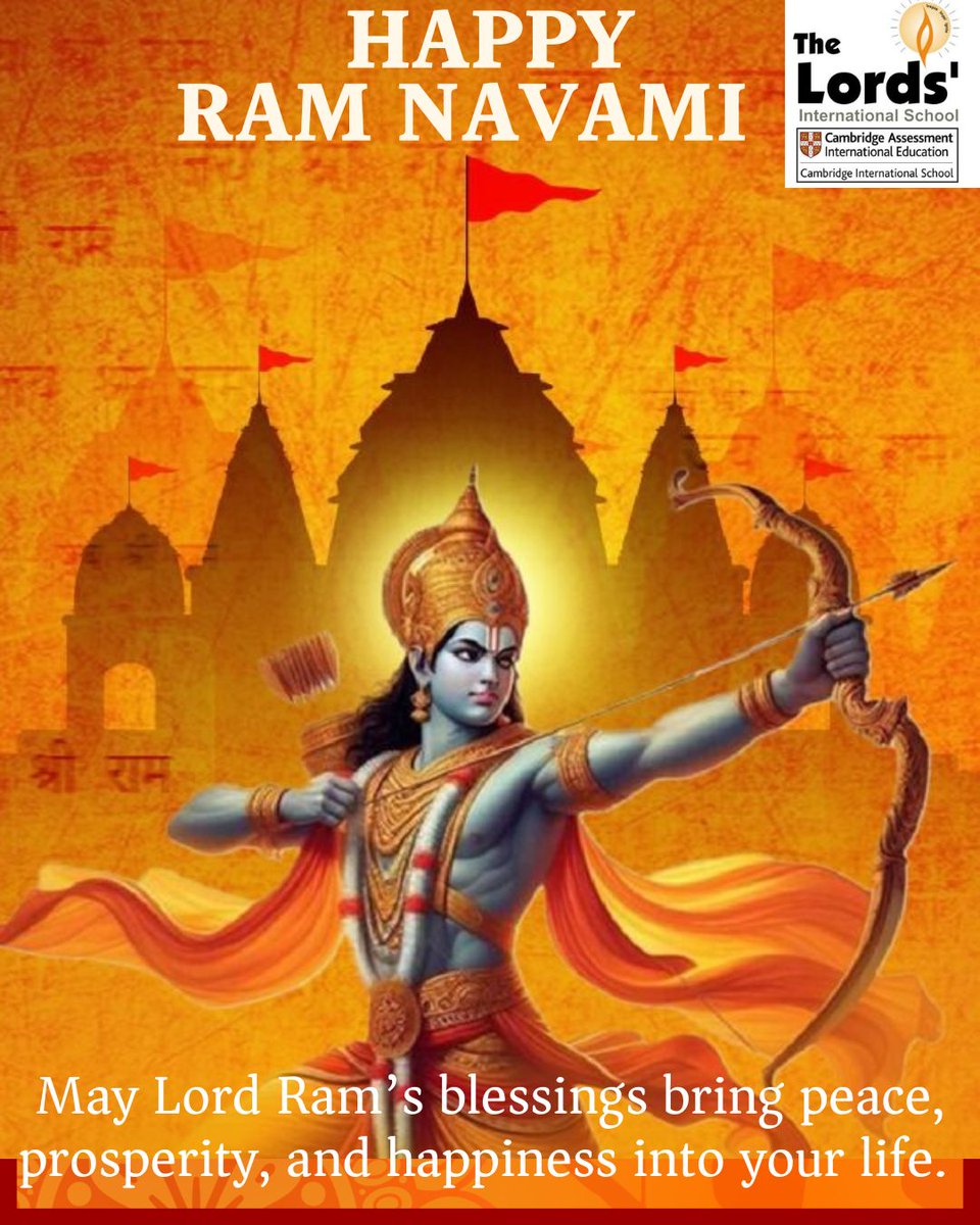 TheLIS_Tambaram's tweet image. Happy Ram Navami.🌸
Spreading the values of truth and kindness.
The Lords' International School wishes everyone a blessed Ram Navami.🙏

#RamNavami
#SchoolValues
#Truth
#Kindness
#CambridgeSchool
#TheLordsInternationalSchool
