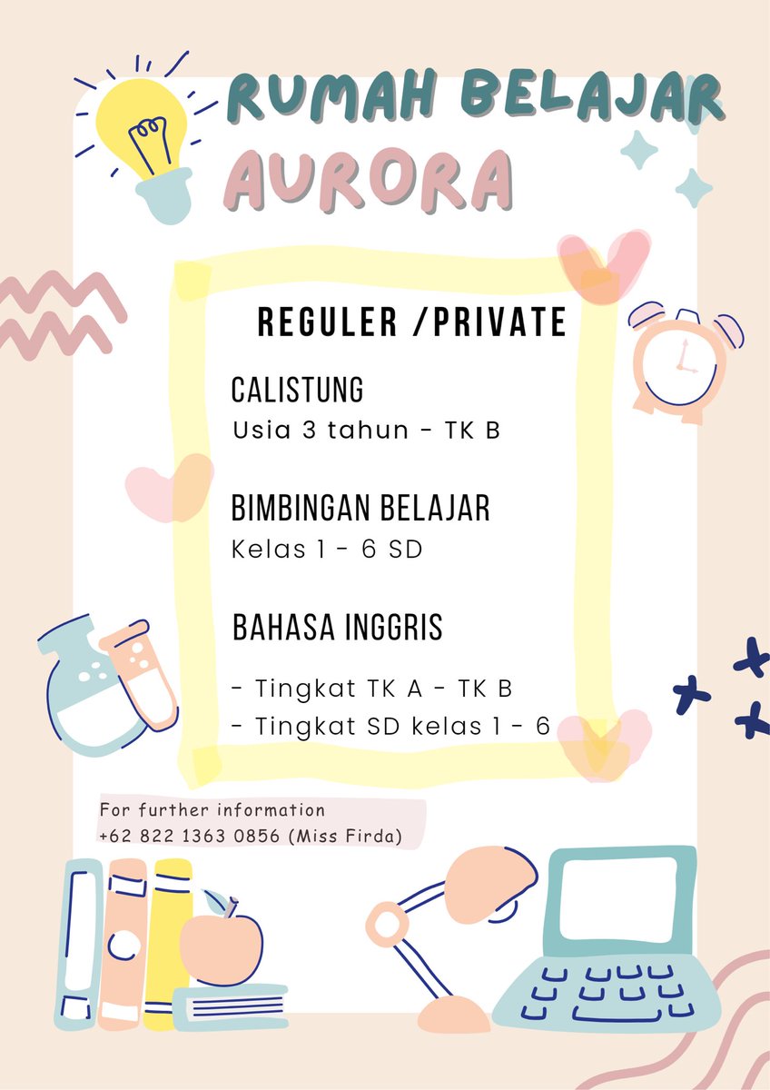 ffiiyyuu's tweet photo. Hii moms! aku ingin membuka les private (home visit) khusus untuk daerah tangerang atau belajar dirumah ku di pasar kemis kabupaten tangerang. Info lebih lanjut, boleh DM atau hubungi nomor wa yang tercantum yah. Terimakasih!🫶🏻✨ https://t.co/ODeVDXzjvM