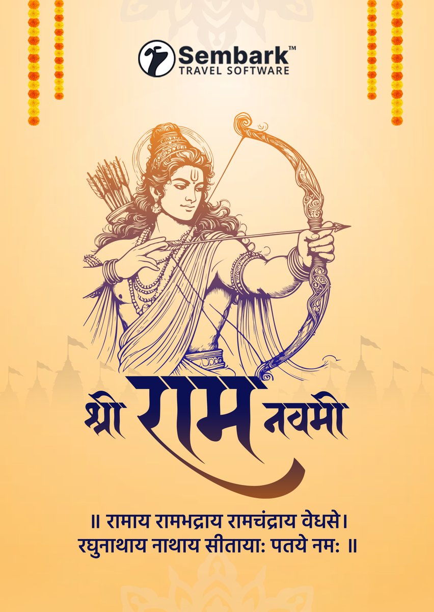 SembarkTech's tweet photo. Team Sembark wishes everyone a blessed and happy Ram Navami!"

May the virtues of Lord Rama guide your path toward success and new horizons. Just as He journeyed with purpose, may your travels always lead to prosperity and growth. 🏹

#RamNavami2026 https://t.co/XNV2JbAfwz