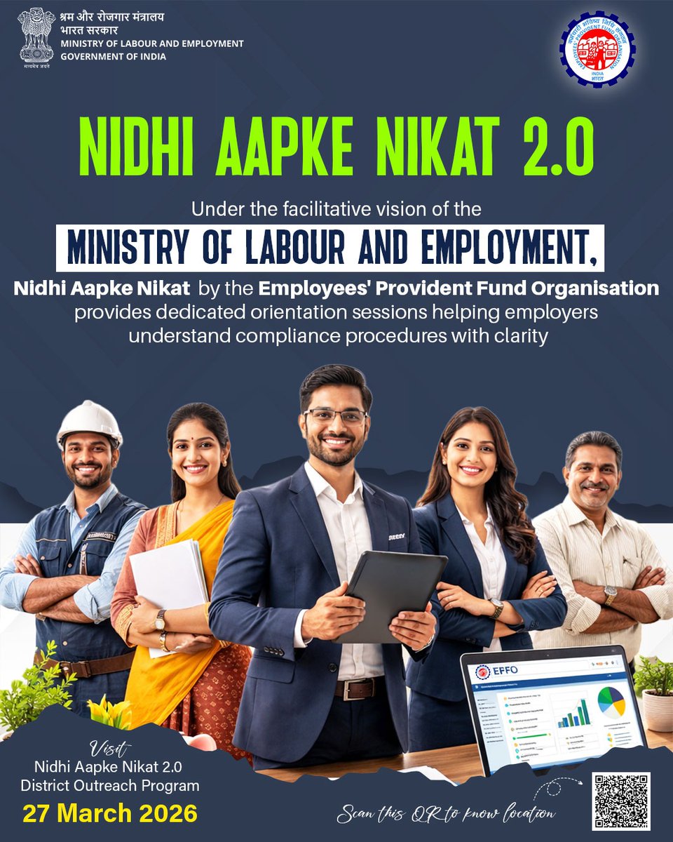 Ministry of Labour & Employment, GoI tweet media