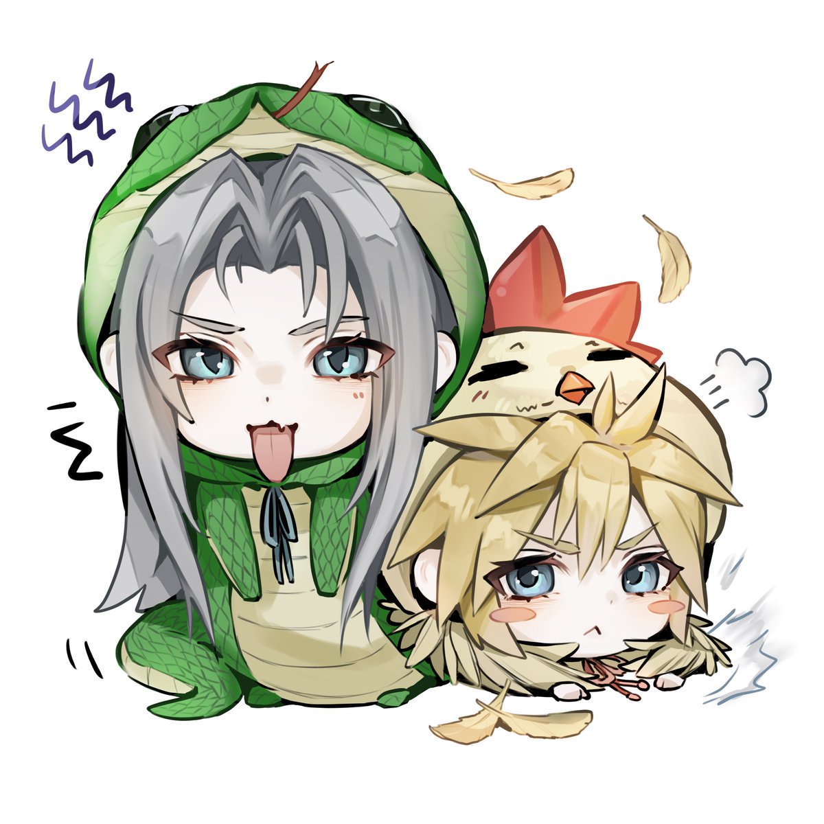 kuikui_7seconds's tweet photo. #sefikura #セフィクラ
⚠️内有恶兽
猛毒巨蟒与远古恐龙 
Σ🐍🐥ゞ
很危险，请小心！ https://t.co/npvOwefx0g