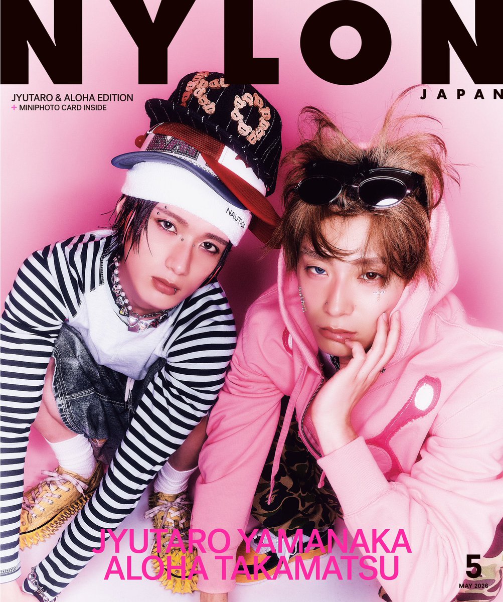 knysd1980's tweet photo. 【NYLON JAPAN 最新号】

#山中柔太朗 （ #MILK   @milk_info ）さんと #髙松アロハ （ #超特急 @sd_bt ）さんに、2人の出会いから当時の思い出、POSTY2K時代の貴重なお話や旅のエピソードなどわちゃわちゃと対談してもらいました！ 初出しエピソードも✨️
最高のグラビアと共にお楽しみください🍼🚄 https://t.co/GoyIu5vnCa