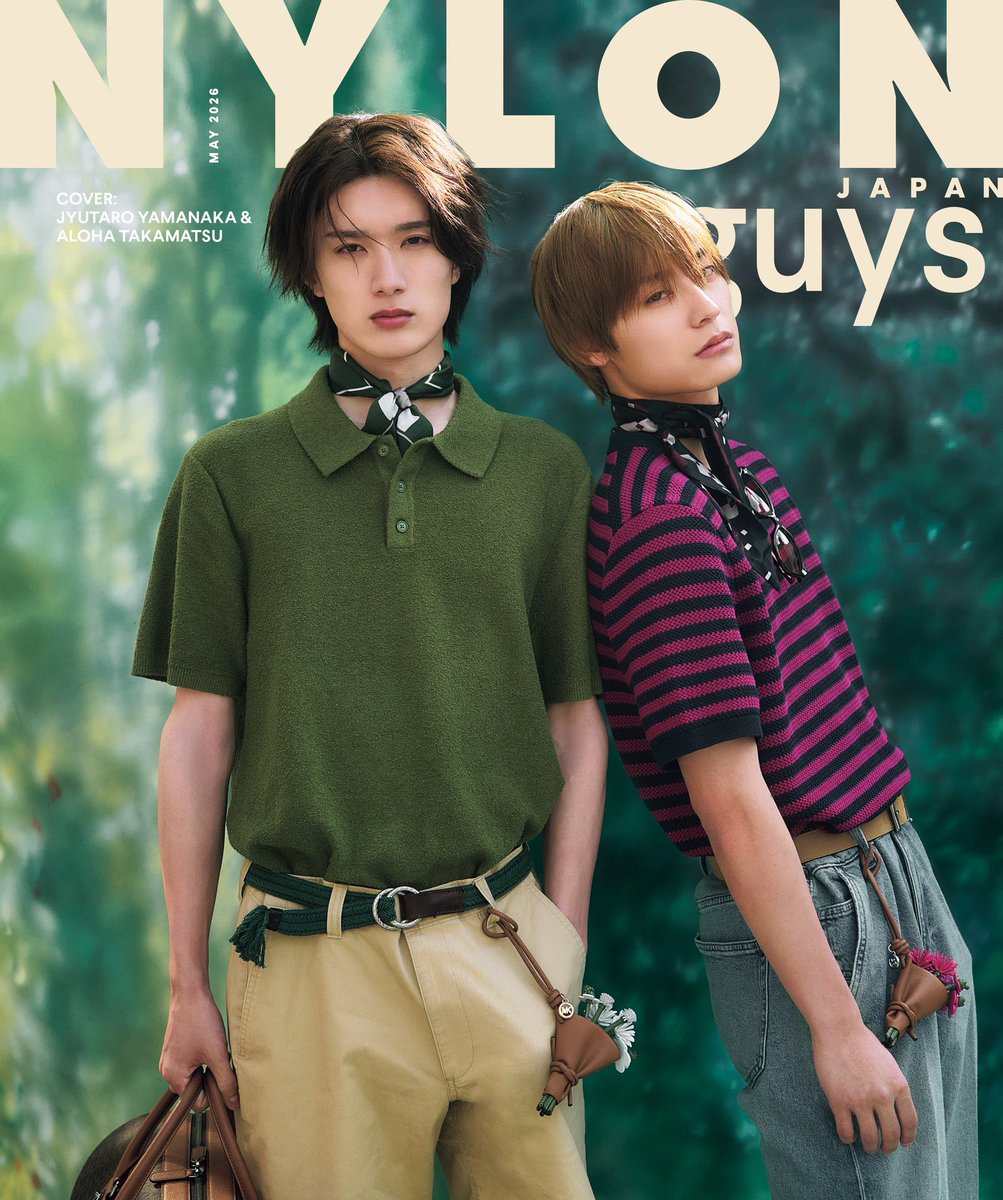 knysd1980's tweet photo. 【NYLON JAPAN 最新号】

#山中柔太朗 （ #MILK   @milk_info ）さんと #髙松アロハ （ #超特急 @sd_bt ）さんに、2人の出会いから当時の思い出、POSTY2K時代の貴重なお話や旅のエピソードなどわちゃわちゃと対談してもらいました！ 初出しエピソードも✨️
最高のグラビアと共にお楽しみください🍼🚄 https://t.co/GoyIu5vnCa