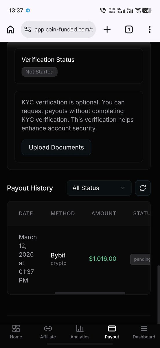 HowHqTV's tweet photo. @elpatronfff Been with Coin Funded CFD firm — still haven’t received my payout since March 12, and no response from support.

Ready for a fresh start.

No talk, just results. https://t.co/gckI4YboIa